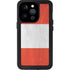Peru Flag Distressed iPhone 14 Pro Waterproof Case